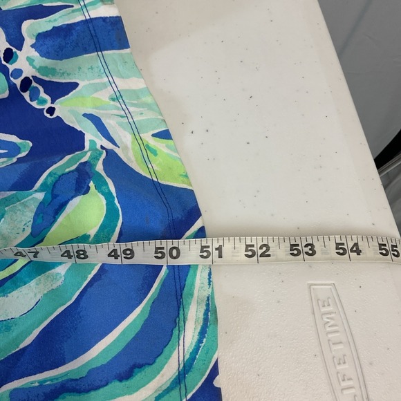 Lilly Pulitzer Marlisa Strapless Maxi Dress Palm Passage Print Size M Coastal - Picture 9 of 10